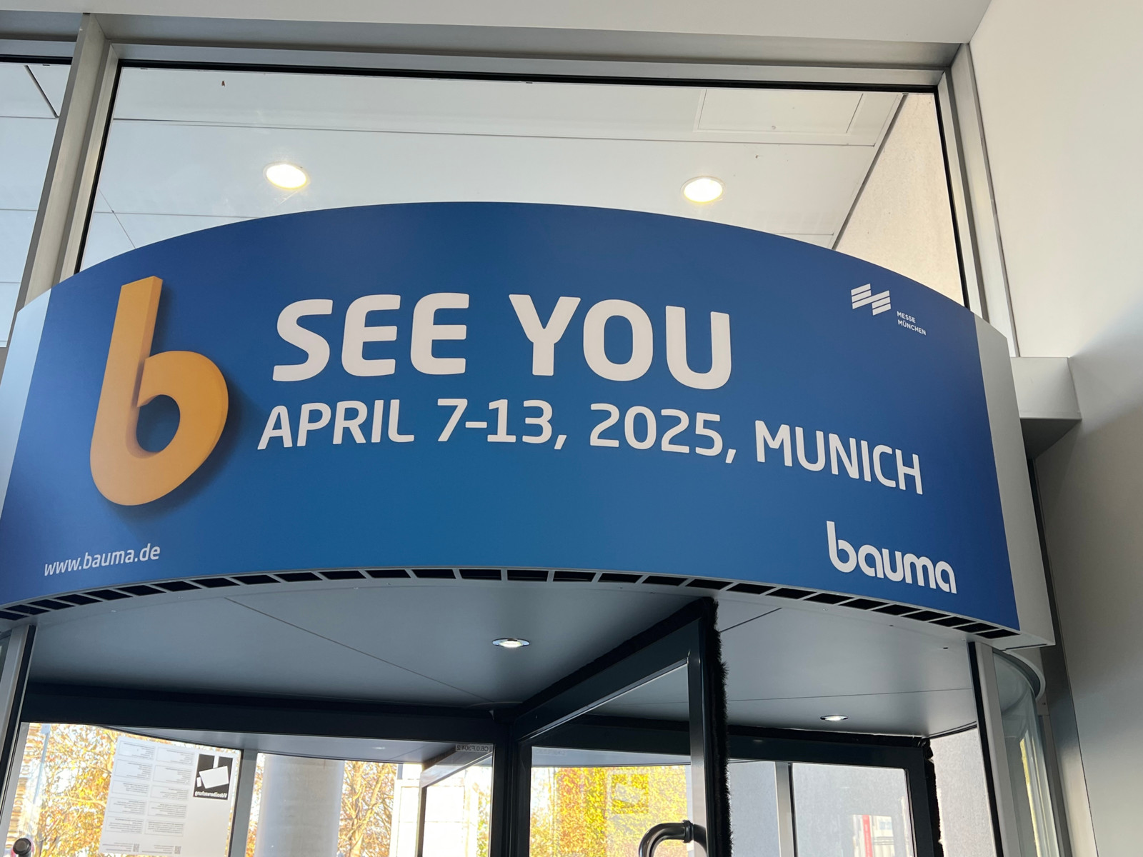 Nach der bauma ist vor der bauma: Die nächste bauma findet von 7. bis 13. April 2025 in München statt.