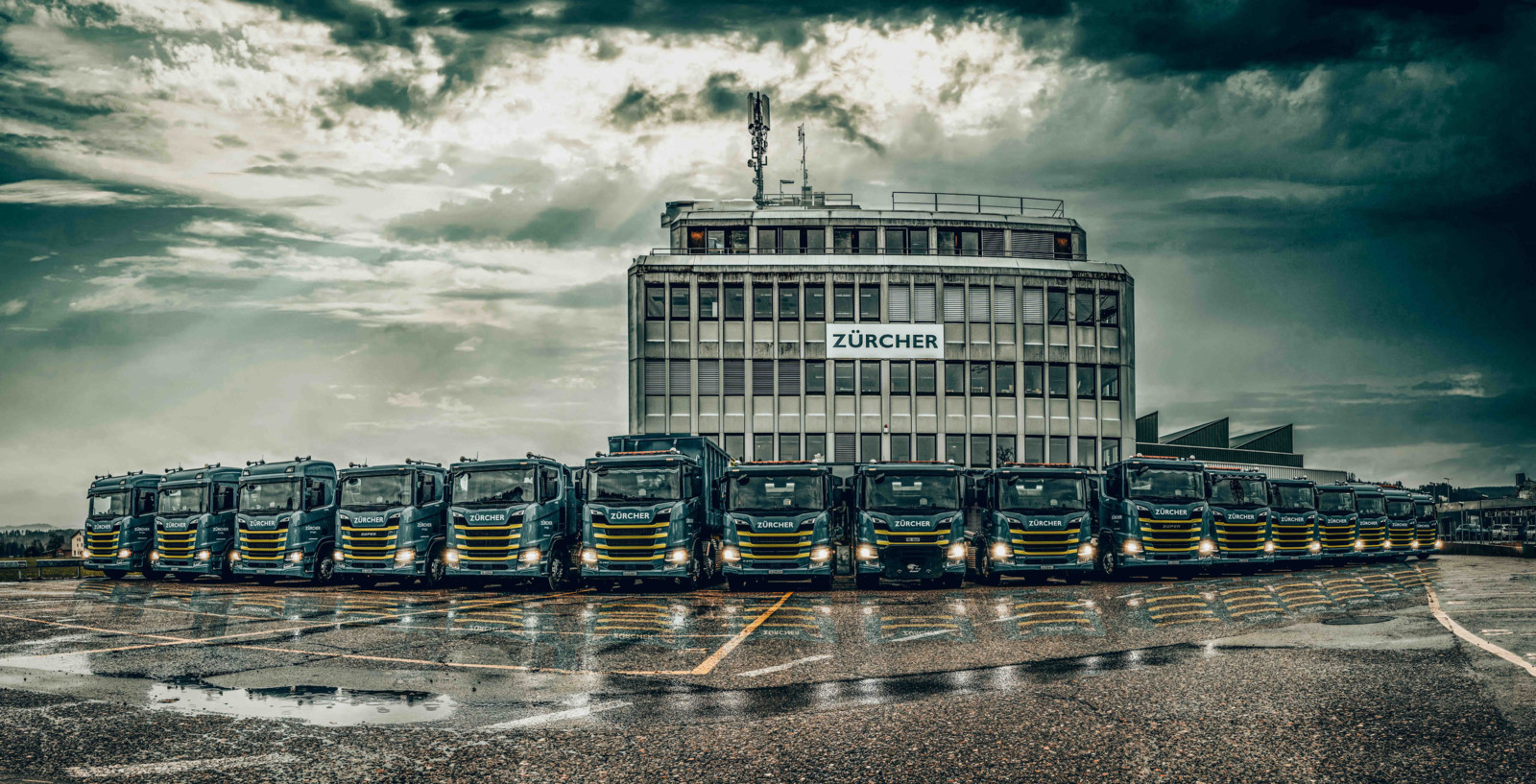 Seit Anfang 2023 sind insgesamt 17 Scania für die Zürcher Kies- und Transport AG in Zuzwil unterwegs