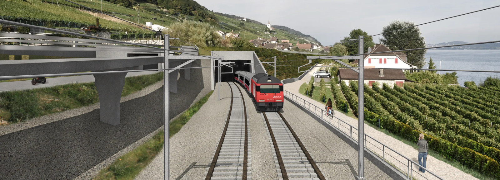Von Implenia geführte ARGE erhält den Zuschlag für Los 2 «Tunnel Ligerz» im Rahmen des Doppelspurausbaus Ligerz-Twann