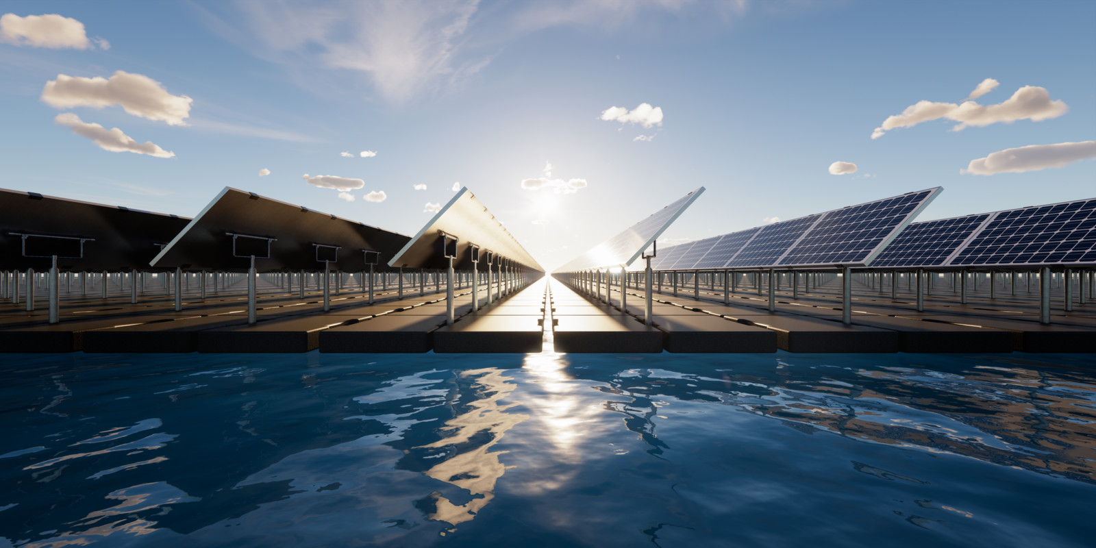 Solaranlagen dürfen bislang nicht auf natürlichen, sondern nur auf künstlichen Gewässern erbaut werden